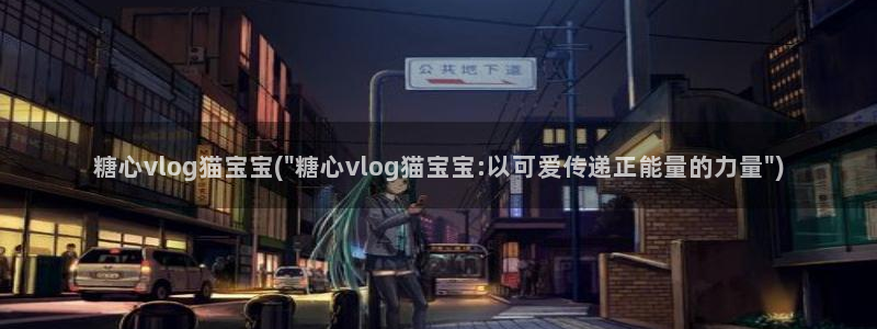 糖心vlog人物